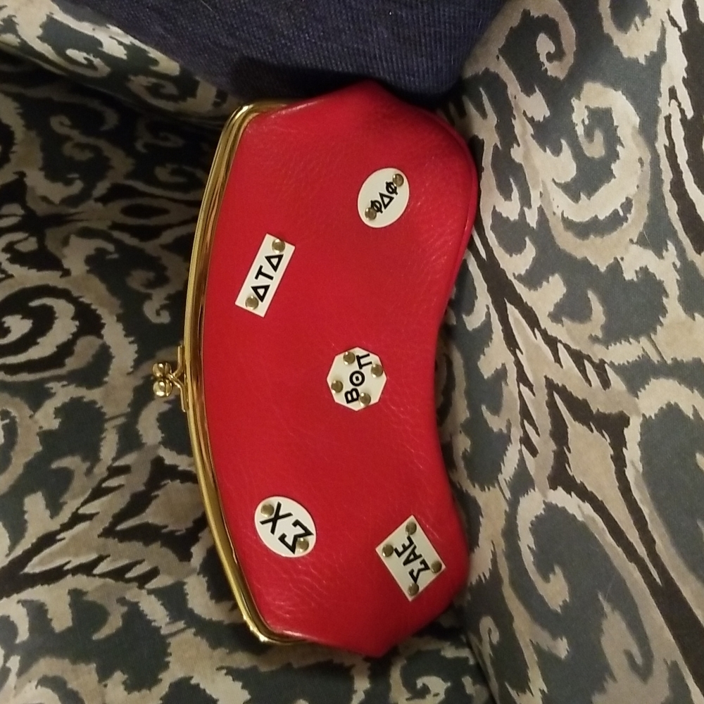 Vintage Roger Van S Leather Clutch